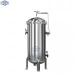 Customized Sanitary SS Bag filter housing with filter bag for water purification for sale