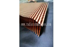 China Customized Fin Pitch Aluminum Stamped Radiator Fins Stroke To Buyer Specs supplier