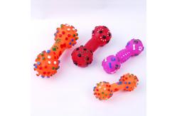 China Unbreakable Dog Toys For Aggressive Chewers , 65 Gram Rubber Dog Bone supplier