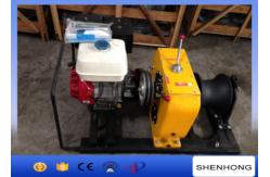 China 8 Ton HONDA Gas Engine Powered Winch / Belt Driven Hoisting Wnch supplier