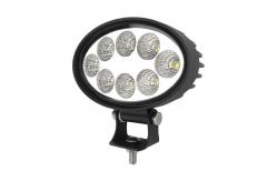China Oval LED Work Light 24W 12V 24V DC Waterproof Universal Flooding/Spotlight supplier