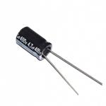 original 400V/4.7UF 8*12mm 400V/47uF 16*25mm Aluminum electrolytic capacitor for sale