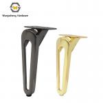Modern Design Metal Furniture Legs High Quality Black Gold Iron Table Legs Living Room Hot Selling Competitive Dining for sale