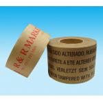 carton packaging / strapping reinforced gummed kraft paper tape of hot melt PAS for sale