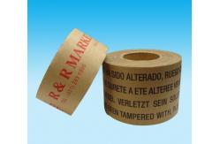 China custom tan / red / green wide kraft paper tape with strong adhesive supplier