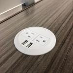 USB Fast Charging Conference Table Socket / Multi - Function Pop Up Desktop Socket
