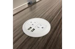 China USB Fast Charging Conference Table Socket / Multi - Function Pop Up Desktop Socket supplier
