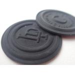 Promotion Custom Reflective Black TPU Badge For Clothes