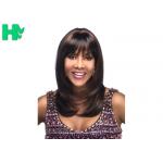 Celebrity Synthetic Hair Wig Long Natural Straight Full Snood Wig For Women for sale