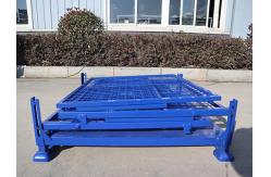 China 50mm X 50mm Mesh Size Collapsible Pallet Cage ISO4001 Certificate supplier