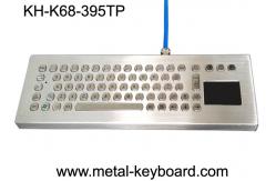 China Waterproof Ruggedized Keyboard , Metal Computer Keyboard With Stand Alone Design supplier