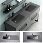 Cabinet Tempered Glass Sink Funnel Shape Brass Drain Bathroom Vanity Countertop With Sink for sale