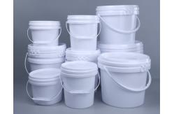 China Seal Lid ISO 9001 Certified Round Plastic Bucket With Depand On Capacity supplier