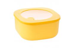 China Blue Square Fridge Organization Containers Plastic Kitchen Organizer supplier