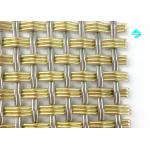 Architectural Mesh In Stainless Steel, Metal Mesh with Woven Pattern 3.7m L