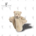 PP Cotton Bear Security Blanket Scarf With Animals 27 X 27cm for sale