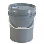 Round 5 Gallon 20 liter Plastic PP Bucket With Spout Lid Handle For Water Paint Oil for sale