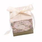 Wedding Scented Candle Luxury Paperboard Gift Box With Ribbon for sale