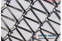 China Metallic Curtain Gama Flexi Flat Spiral Wire And Crimped Rod Structure supplier