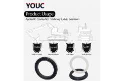 China OHM NY NBR Forklift Oil Seal For Construction Works supplier