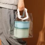 1L 2L 3L Microwave Plastic Food Container Plastic Kitchen Organizer