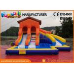 Giant Inflatable Water Slide Clearance For Adult Customized Color for sale