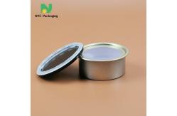 China Custom Tuna Milk Powder Cake Aluminium Tin Can With Lid supplier