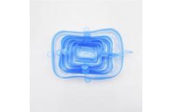 China Rectangular Silicone Stretch Reusable Lids Stretchable Food Covers supplier