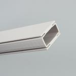                    Customized Plastic PVC Pipe Profiles White              for sale