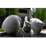 Decorative Modern Outdoor Sculpture Stainless Steel Polishing For Art Collection for sale