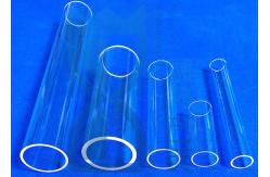 China Ends Open Quartz Pipe Glass Tube Reactor Transparent For UV Lamp supplier
