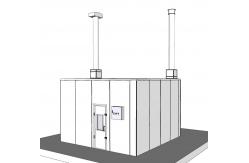 China Advanced Ventilation Auto Paint Mixing Rooms Dust Extraction Systems For Materials supplier