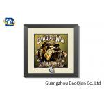 5D Effect Animals Lenticular Photo Printing , Horse Animal Print Lenticular MDF Frame