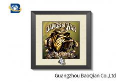 China 5D Effect Animals Lenticular Photo Printing , Horse Animal Print Lenticular MDF Frame supplier