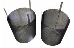 China MMO Coating Ruthenium Iridium Coated Anode Baskets , Plating Basket supplier
