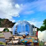 Prefab Modern Sunroom Dome Houses Garden House Glamping Resort Dome Tent for sale