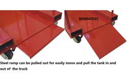 China Security Storage Steel Gas Cylinder Caddy With Hinged Retain Bar BN8040501 supplier