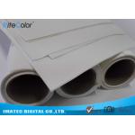 Glossy Polyester Artist Canvas Roll , Inkjet Printable Canvas Paper 30Meters for sale
