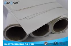 China Glossy Polyester Artist Canvas Roll , Inkjet Printable Canvas Paper 30Meters supplier