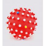 Paw / Bone Pattern Rubber Safe Chew Toys For Dogs / Puppy Cat Red And Green Color for sale