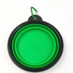 TPE Rubber Slow Feeder Dog Bowl Collapsible Silicone Portable Foldable Raised Dog Bowls for sale