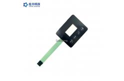 China Glossy Surface Tactile Membrane Switch Overlay Transparent LCD Window supplier