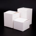 Thickened Small White Box Folding Packaging Box Cosmetic White Cardboard Box for sale