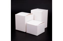 China Thickened Small White Box Folding Packaging Box Cosmetic White Cardboard Box supplier