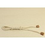 Elastic Drawcord String Herringbone Patterned 10mm Tape Width Metallic Material for sale