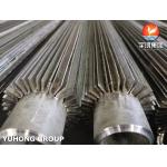 Stainless Steel 316L Longitudinal Finned Tube Heat Exchanger U Channel Fin Tube for sale