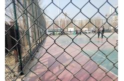 China 1.5m 2.0m Hot Dip Galvanized Chain Link Fence Knuckle Twist Edge supplier