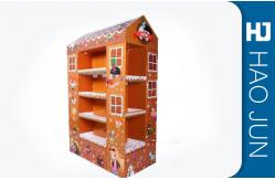 China Advertising POP Cardboard Display Four Sides With Varnishing / Gloss Surface supplier