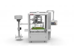 China Servo Tracking Capping Machine Plastic Wrapping Machine Automatic Shrink Wrap Machine supplier