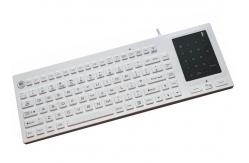 China IP68 Washable Medical Hospital Keyboard With 2-In-1 Touchpad And Number Pad supplier